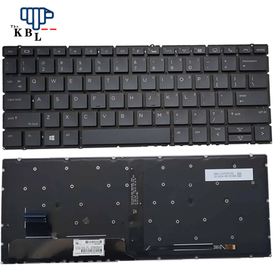 Оригінальна нова американська мова для HP Elitebook X360 830 G6, внутрішня клавіатура ноутбука з підсвічуванням L40527-001