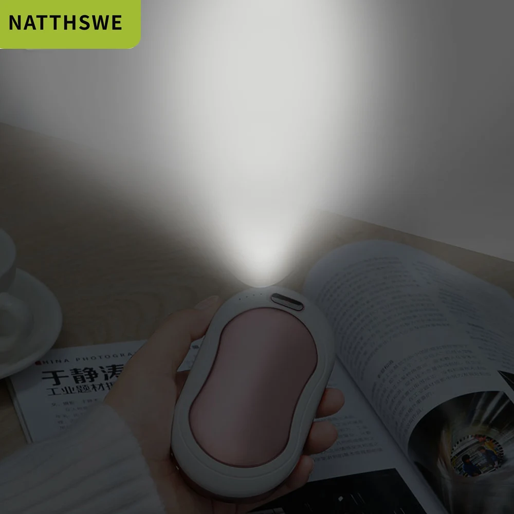Портативный внешний аккумулятор NATTHSWE с большой емкостью 10000 мА/ч для зарядки рук