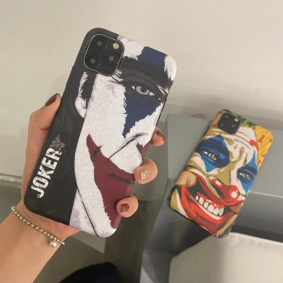 

joker Soft Case For Iphone X 11 Pro Xs Max Xr 10 8 7 Plus Phone Cover Luxury Silicone Cute Cartoon Anime Couple Coque Fundas