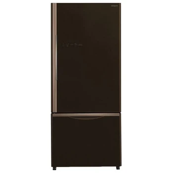 

Hitachi R-B 502 PU6 GBW two-compartment refrigerator brown glass