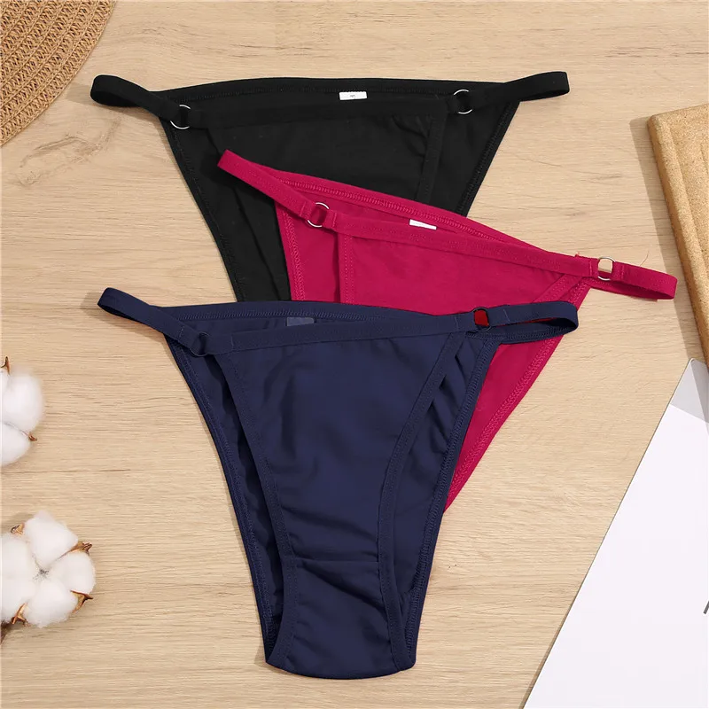 best underwear for women M-2XL Women Cotton Panties Sexy Low Waist Underwear Briefs Female Breathable Underpants Ladies Plus Size Intimates Lingerie 1Pc high waisted cheeky panties