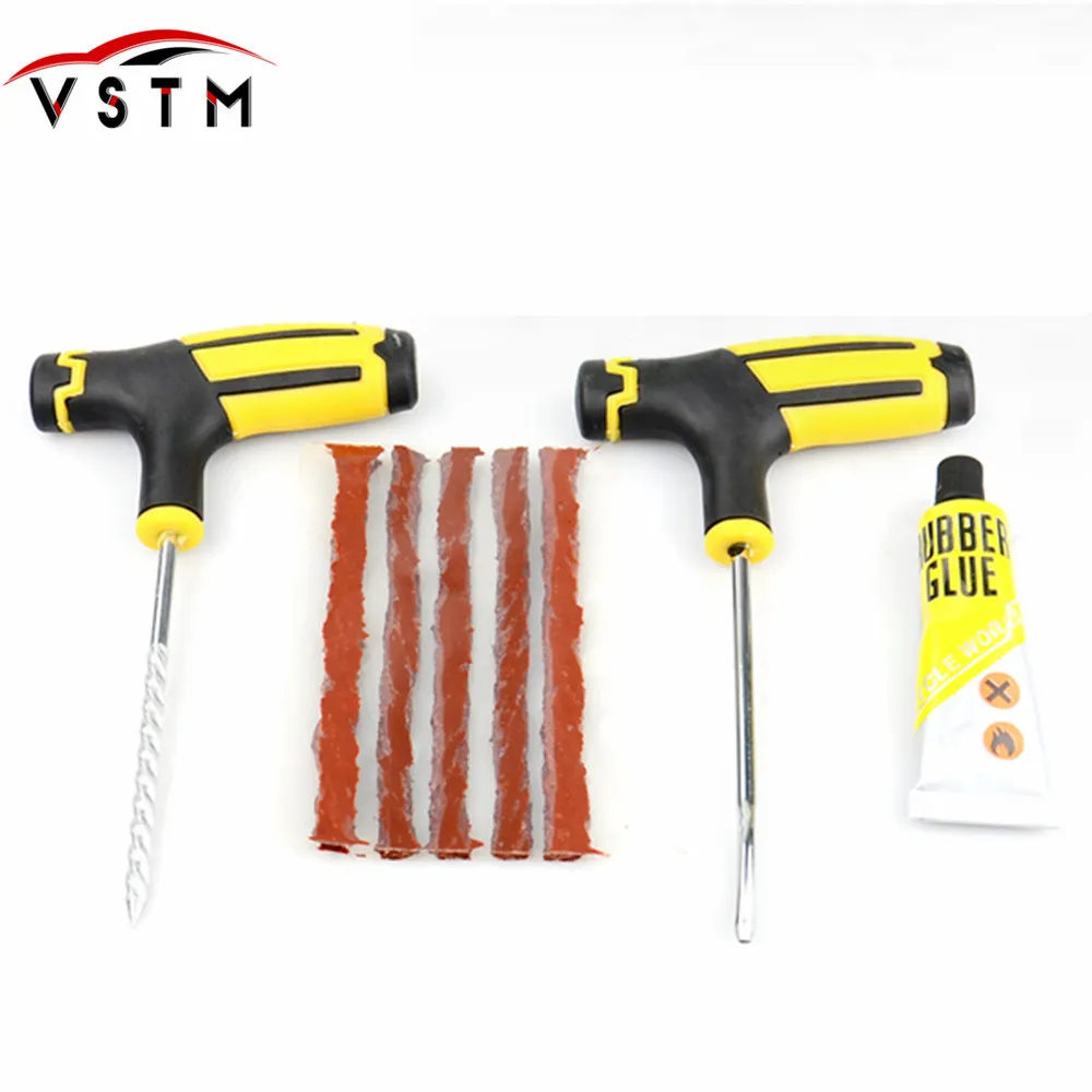 Автомобильные бескамерные шины для ремонта проколов, набор для ремонта, игла, патч, инструмент для фиксации, TireTyre, прокол, разъем для гаража, автомобильные аксессуары| |   | АлиЭкспресс