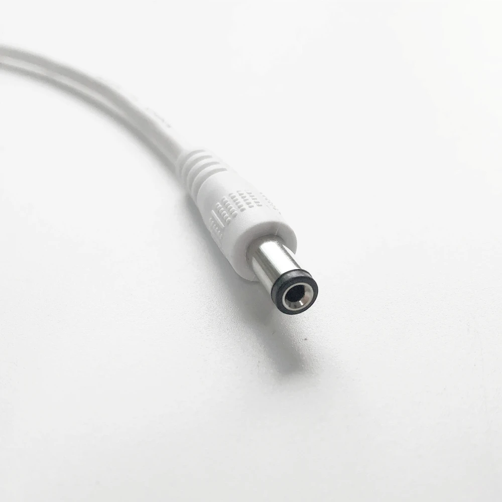 Power Extension Cable 3M/5M/10M/15M/20M/30M/50M DC 12V CCTV Camera 5.5mmx2.1mm Male Female White for Security Camera