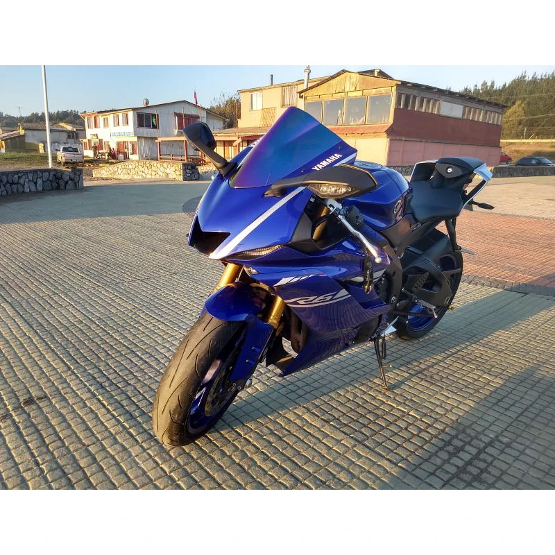 Ветра Экран для Yamaha YZF-R6 YZF 600 R6 ветер Экран дефлекторы лобовое стекло дым иридия - Цвет: Iridium B