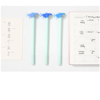 

24 pcs/Lot blue sea animal gel pen 0.5mm ballpoint black color pens kids gift Cute Stationery Office School supplies DB483