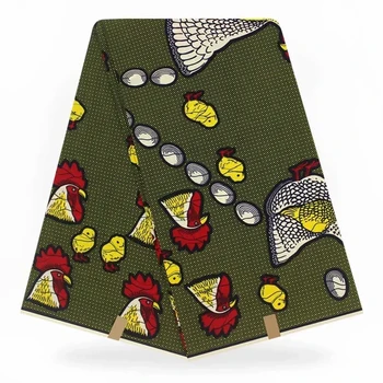 

High quality african cotton fabric Hen&eggs african wax cloth Kitenge/Tissues Africain/Pagnes/ Lapa /Anakra Fabric Y-326