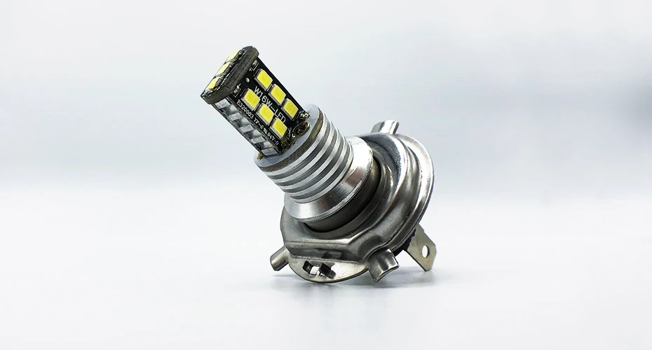 JGAUT супер светодиодный H4 туман светильник лампочка 3258 15 SMD белые Автомобильные противотуманные фары 12V 24V 6000K белая дневные ходовые лампы авто с can-bus