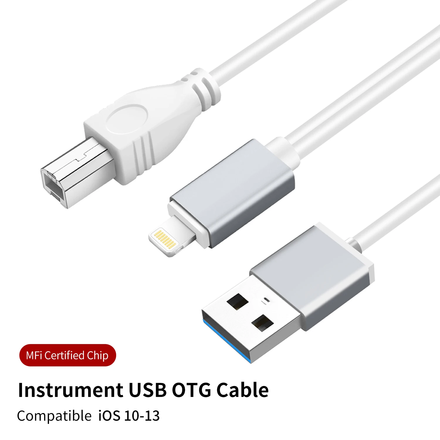 USB кабель типа B для миди OTG и зарядный совместимый с устройствами iOS контроллера