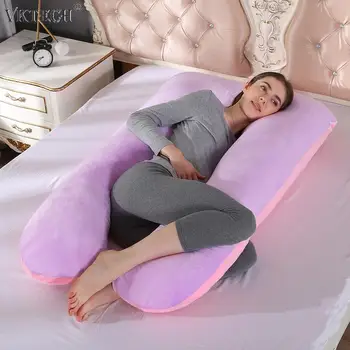 

Pregnancy Pillow Multifunction U-shape Pillow Side Sleeping Napping Pad for Pregnancy Women Sleeping Support Pillow Cushion