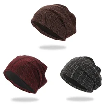 Unisex Outdoor Beanie Cap Windproof Thermal Comfortable Knit Cotton Hat Sport Headwear Apparel Accessories