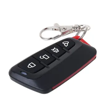 

Remote Control 4 Channel Key Fob Distance Learning Code Electric Garage Door Controller with Keychain 315MHz/433 MHz