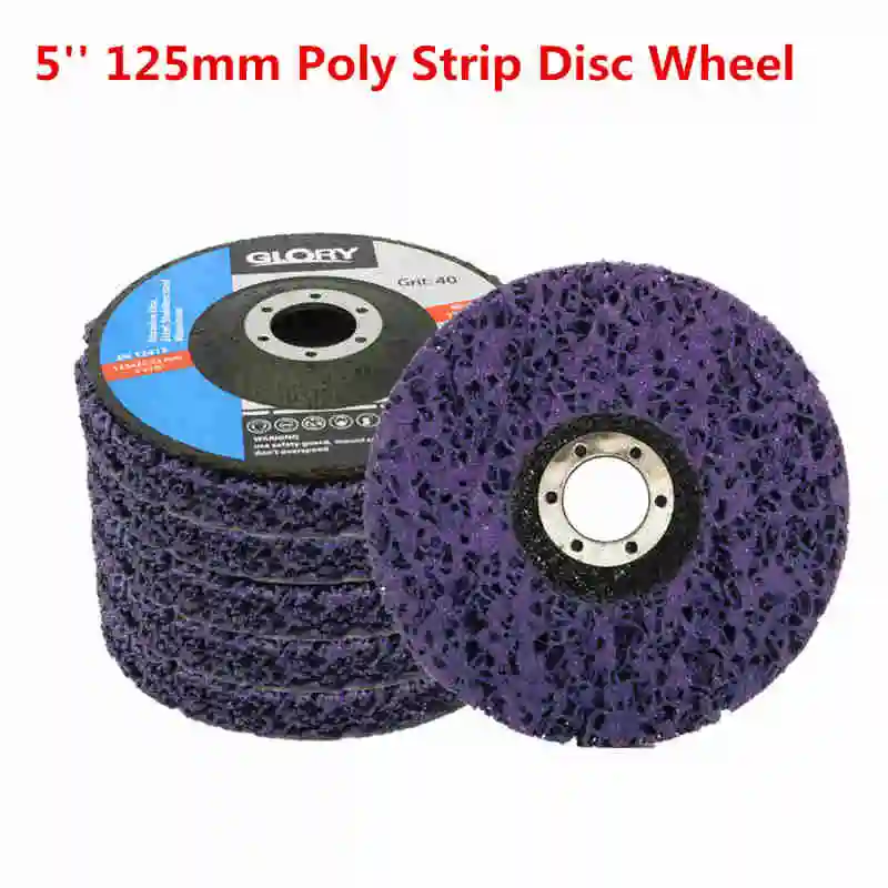 Günstige 2 stücke 125mm 5 Zoll 40 Grit Schleifen Disc Rad für Winkel Grinder