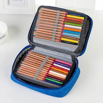 

72 Holes Pencil Case For Drawing Painting Art Marker Pens Multifunction Large Capacity School Stationery Bag Pouch Supply