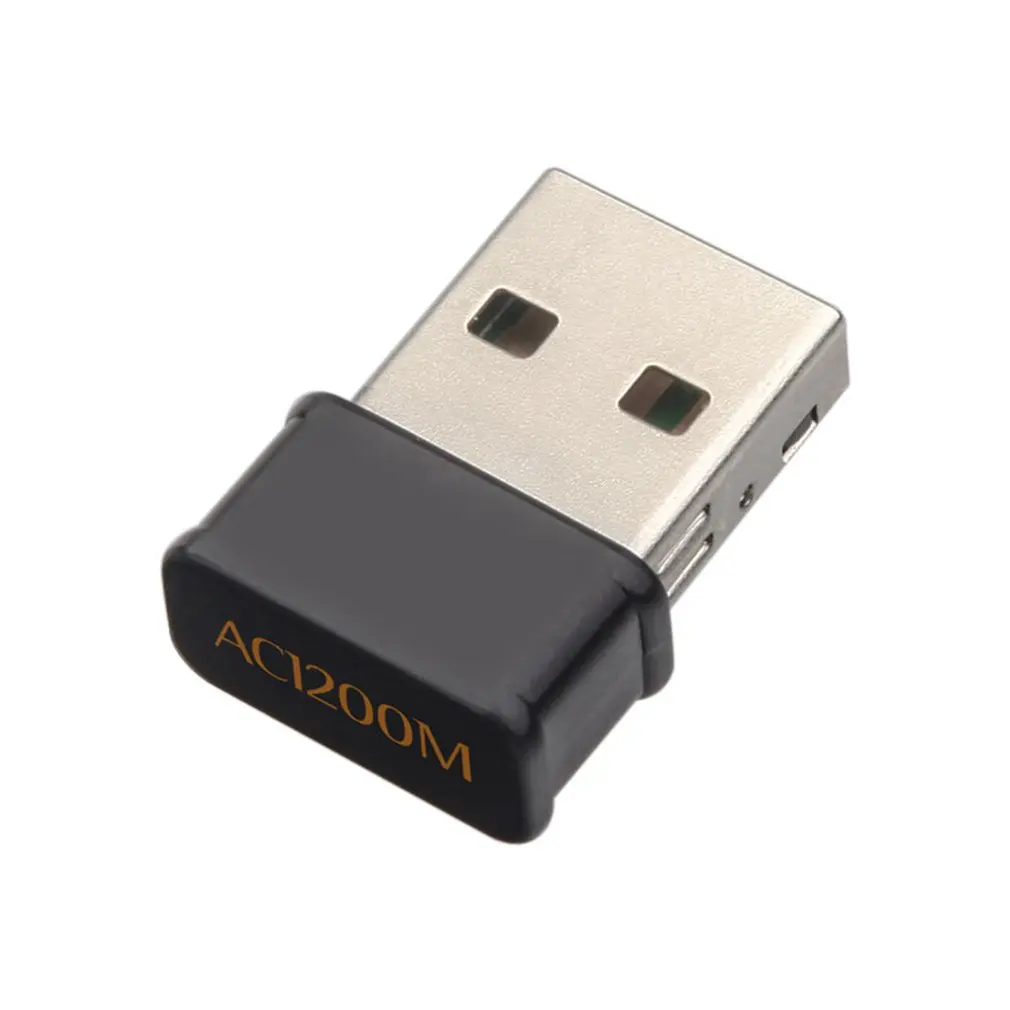 1200m Встроенная антенна беспроводная сетевая карта 2,4g/5,8g Мини Двухдиапазонная Usb гигабитная беспроводная сетевая карта Wifi приемник