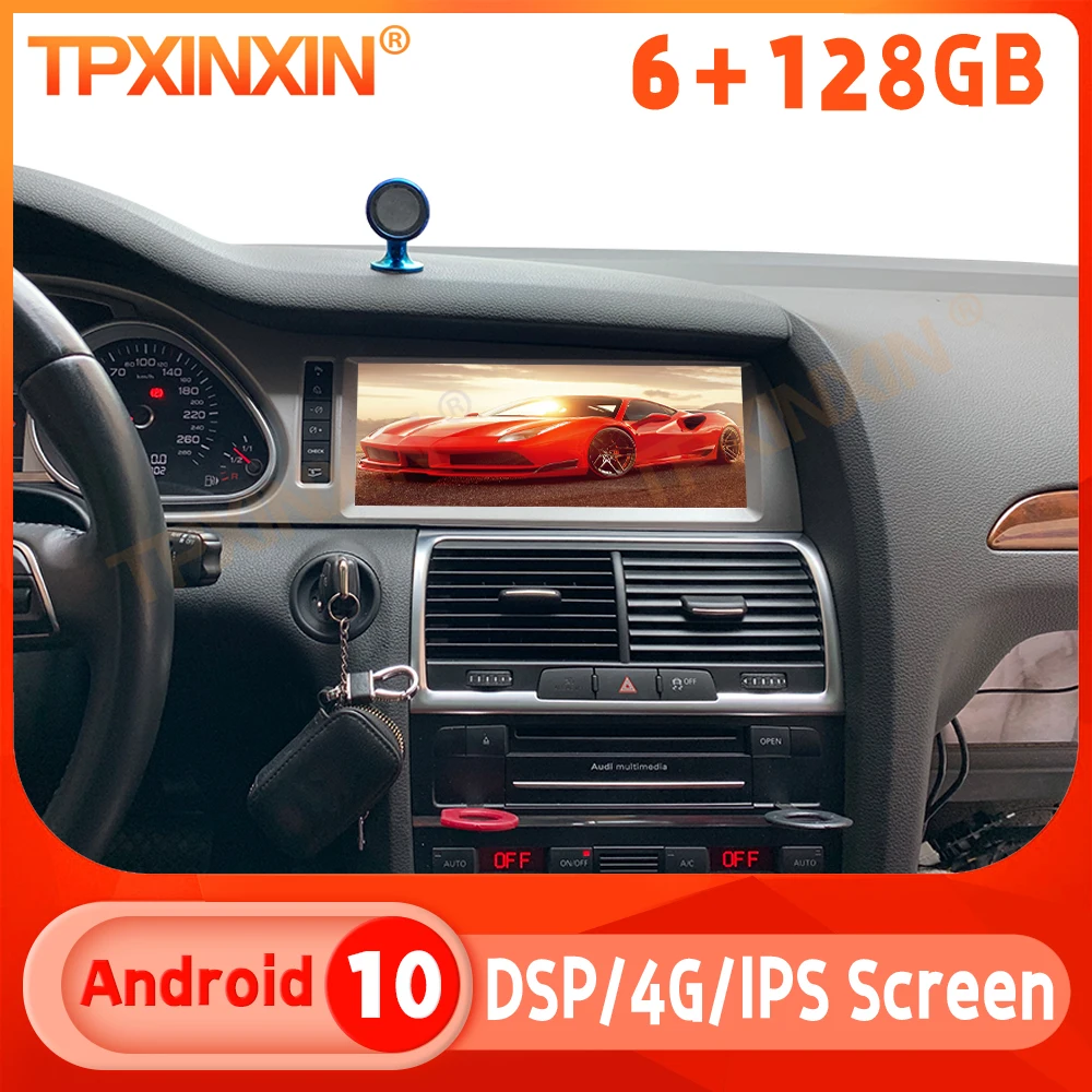 

Android 10.0 6+128G Car Radio For Audi Q7 2010-2015 Multimedia Player GPS Navigation Auto Stereo Tape Recoder Head Unit Carplay