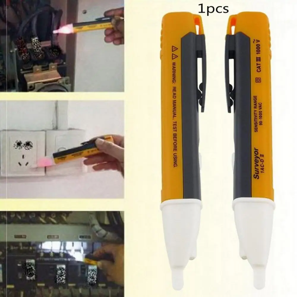 New Non-Contact Induction Test Pencil Ac110V 220V Voltmeter Voltage Probe Volt Meter Electric Indicator Power Detector | Автомобили и