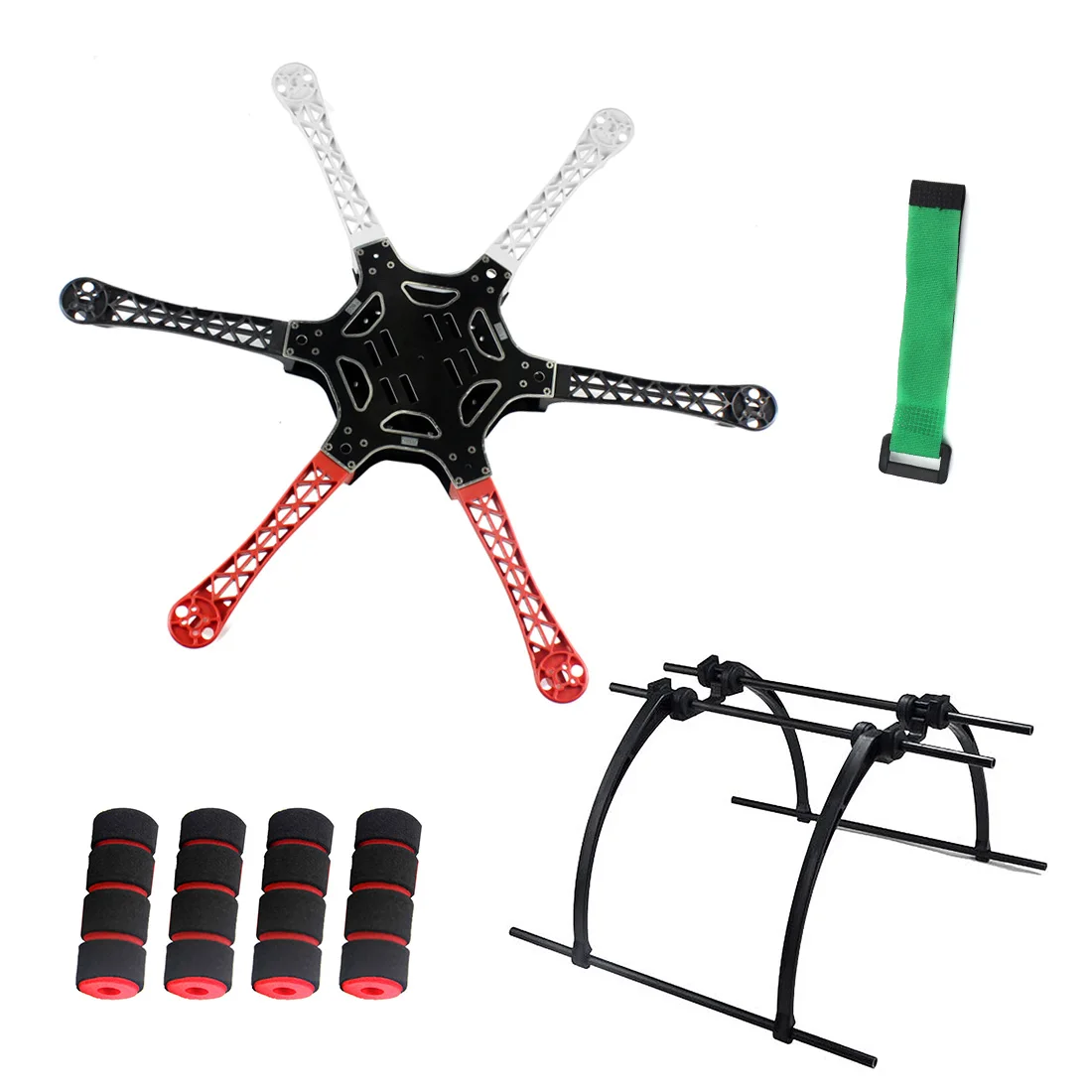 

Hot F05114-V F550 Drone FlameWheel Kit With QQ HY ESC Motor Carbon Fiber Propellers
