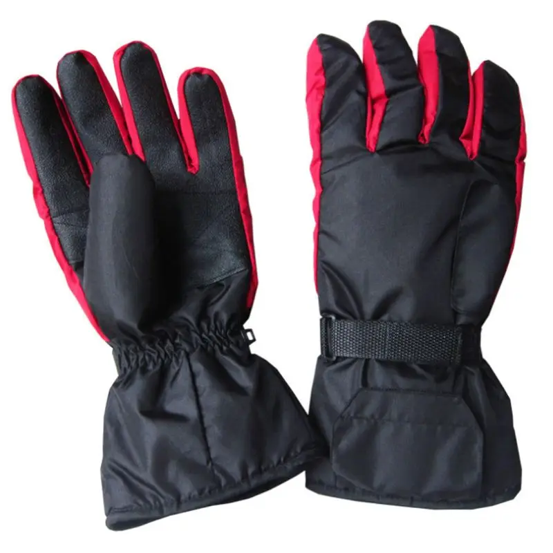 Мужские и женские перчатки с электрическим подогревом, на батарейках, водонепроницаемые, термальные, для мотоцикла, для катания на лыжах, для катания на велосипеде, спортивные перчатки, зимние теплые перчатки