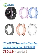 HANGRUI защитный чехол для Garmin Fenix 6X/6 S/6 мягкий ультра-тонкий чистый ТПУ защитный чехол для Garmin Fenix 6X чехол бампер