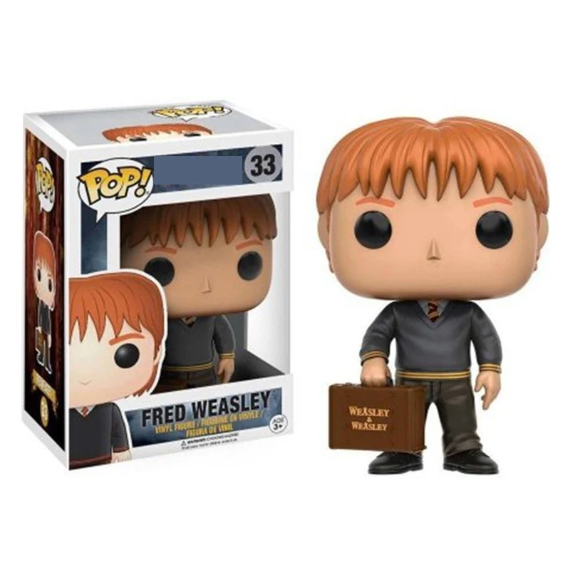 Funko pop официальный Поттер Снейп рубеус Луна Добби Рон Уизли фигурки фигурка поп Коллекционная модель игрушки рождественские подарки - Цвет: with box 33