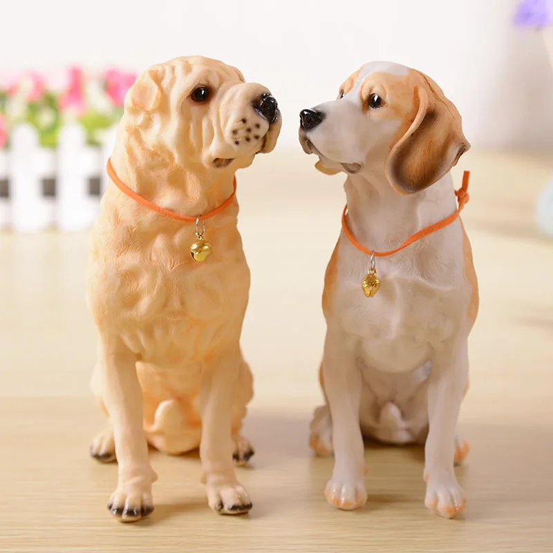 Simulation Famous dog resin ornaments sculpture landscape craft
