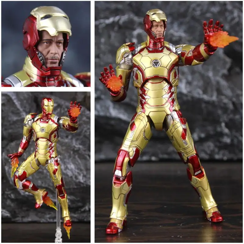 Коллекция 2021 года Классическая фигурка Marvel Железный человек Mk42 Mark42 экшн-фигурка