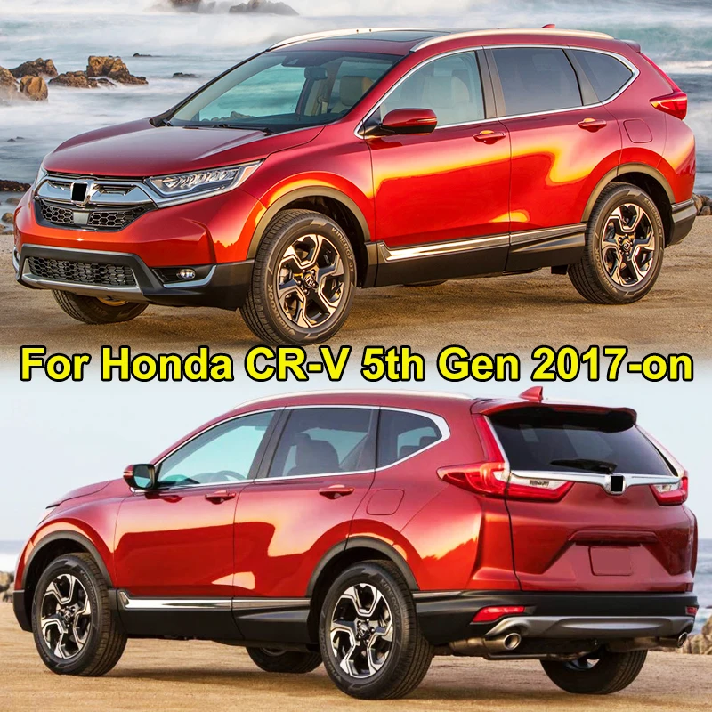 Для Honda CR-V CRV хромированная боковая дверная ручка крышка Накладка умный ключ аксессуары для автомобиля набор