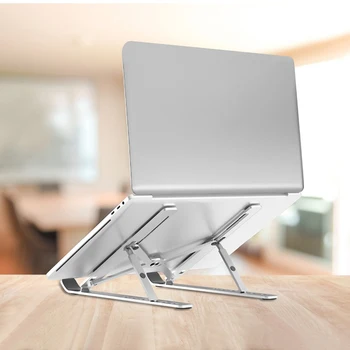 

Portable Laptop Stand Aluminium Foldable Macbook Pro Support Adjustable Notebook Holder Tablet Base For PC Computer Accessories