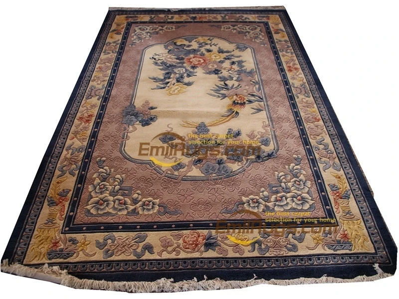 Ковер для гостиной, ковер для гостиной, с узором, ручной работы, обивка, ткань, круглый, шерсть, ковер для спальни, античный, винтажный