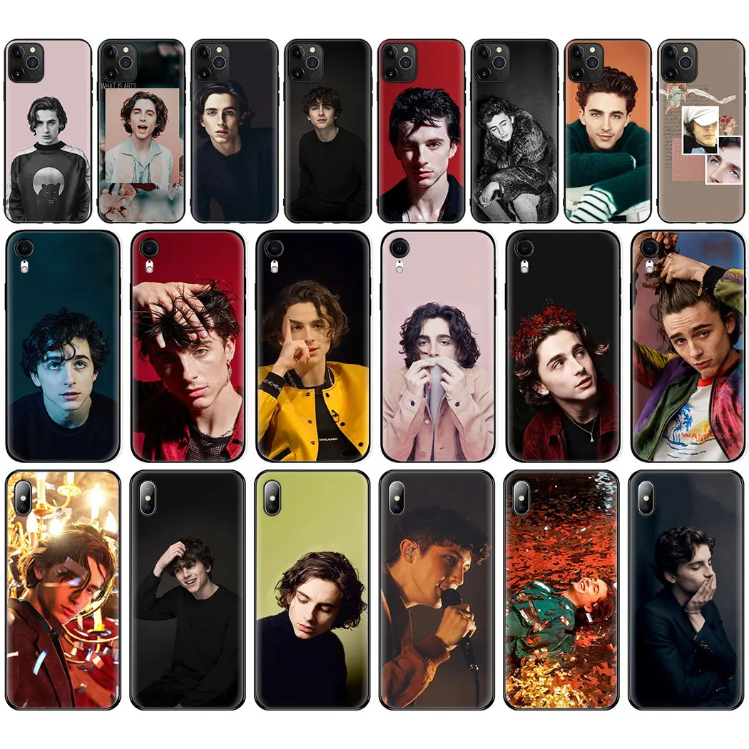 Мягкий силиконовый чехол Timothee для iPhone 11 Pro Max 6 7 8 Plus 5 6S X XR XS | Мобильные телефоны и