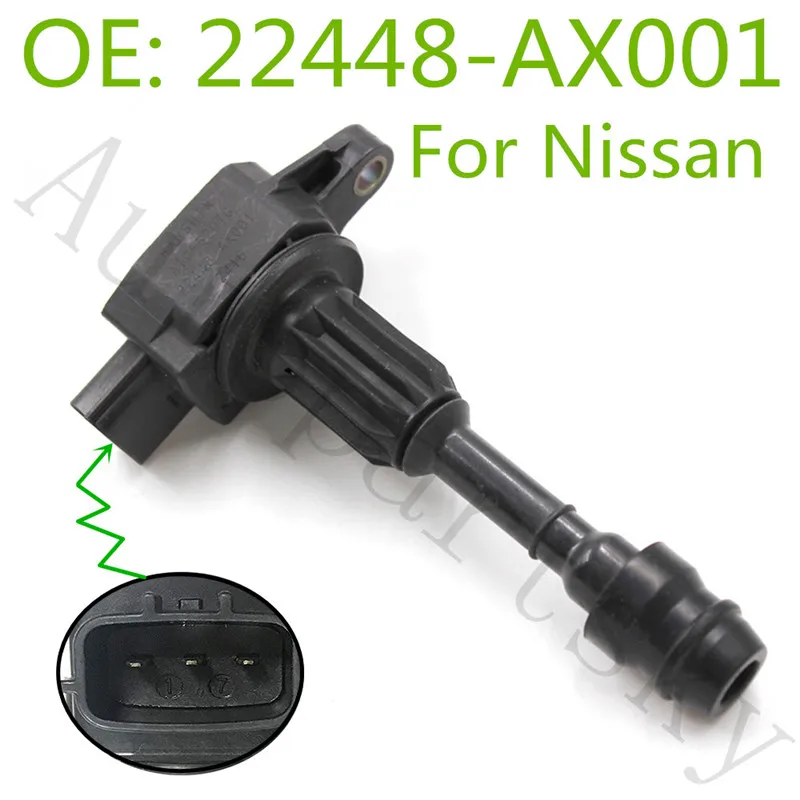 22448-AX001 OEM катушки зажигания для Nissan Note E11 марта Micra K12 03-10 1,0 1,2 1,4 катушка зажигания 22448AX001 AIC-6207F AIC6207
