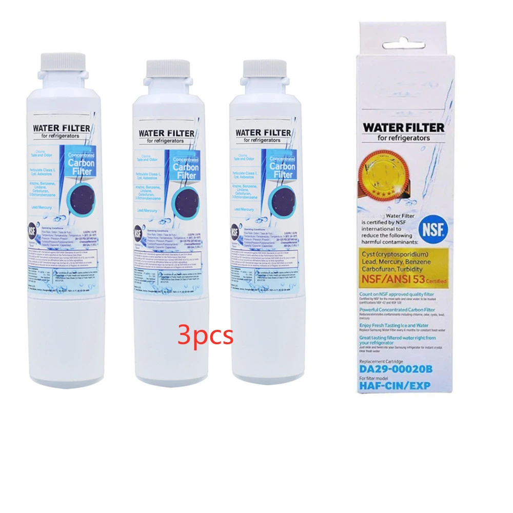 Best Sale Refrigerator Water Filter Active Carbon Water Filter Replacement For Samsung Fresh Water Da29 000b 3 Parts Lot Water Filter Parts Aliexpress
