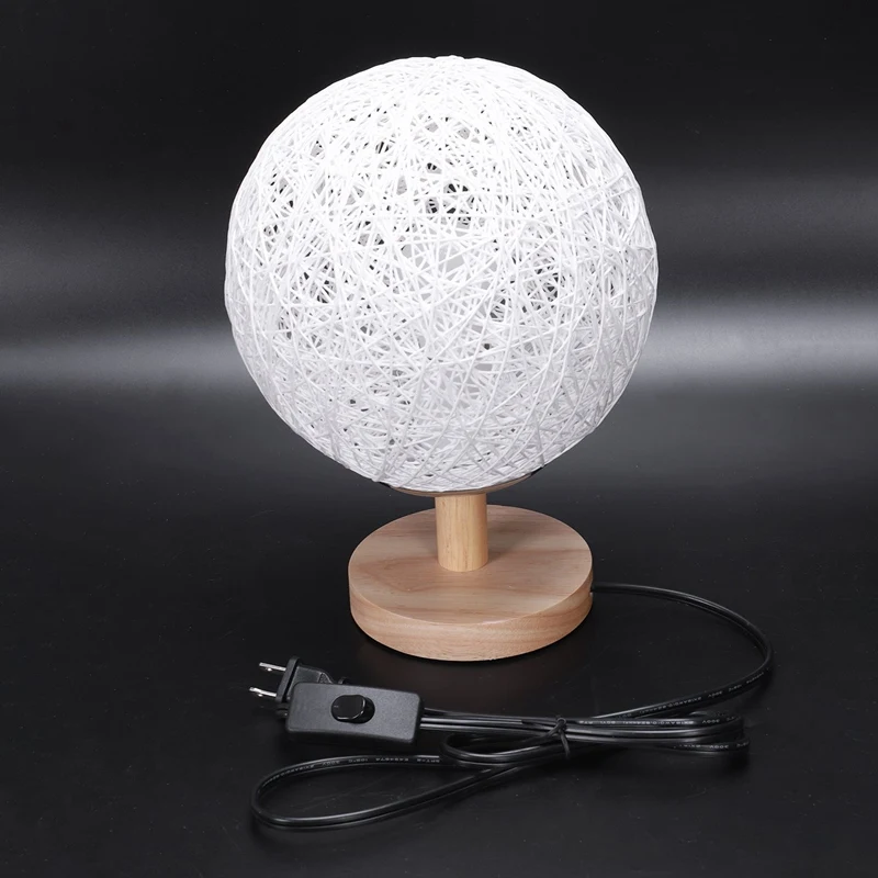 Table Lamp Modern Wood Protect Eyesight Desk Lamp For Home Bedroom Living Room Decoration Bedside Lamp-Us Plug