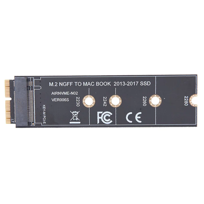 1 шт. M.2 NGFF PCIe AHCI SSD адаптер карта для MACBOOK Air 2013 2014 2015 2017 A1465 A1466|Платы расширения| |