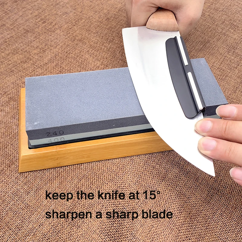 15 degree Angle guide sharpening stone Accessories professional tools knife  holder blade sharp kitchen knife sharper kitchen - AliExpress