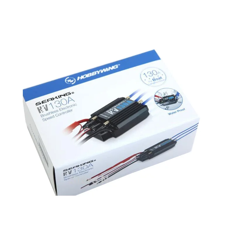 Двигатель HobbyWing SeaKing 130A HV BL ESC 6V/5A BEC для гоночной лодки RC R/c|motor esc|bl motoresc motor |