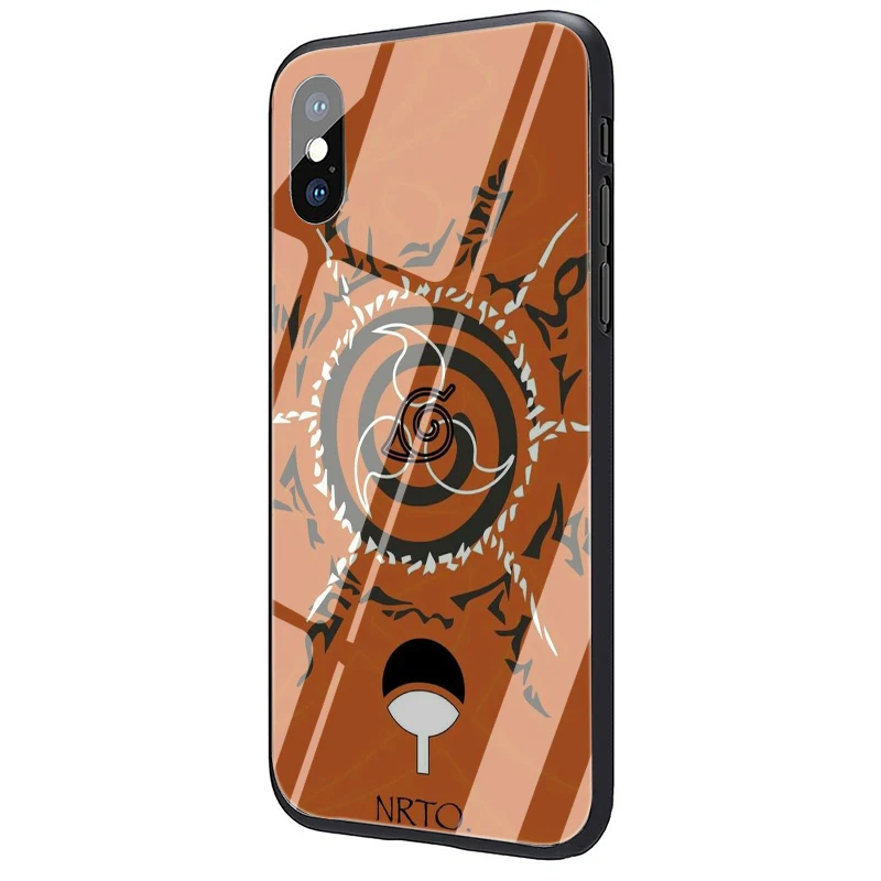 G11 Uchiha Sasuke Uzumaki Naruto Tempered Glass phone case for iphone 5 5s SE 6 6s 7 8 plus X XR XS 11 pro Max - Цвет: G11