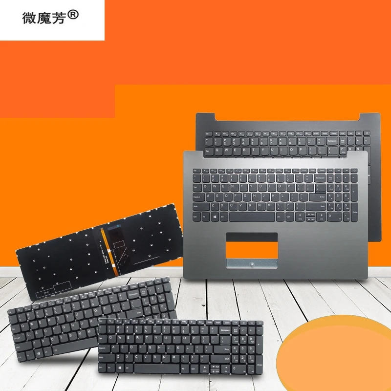 Английская новая клавиатура для Lenovo IdeaPad 320-15 320-15IAP 320-15AST 320-15IKB 520-15ikb 7000-15 us с