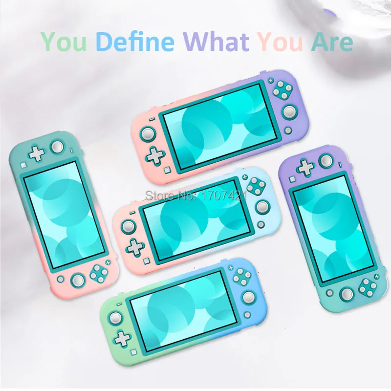 Цветной пластиковый защитный чехол накладка для Nintendo Switch Lite|Чехлы| |