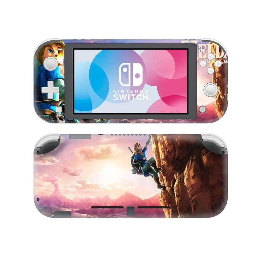 Rend switch Lite Skin The Legend of Zeldas Link пробуждающая наклейка для консоли и контроллера Switch Lite виниловые наклейки - Цвет: YSNSL0182