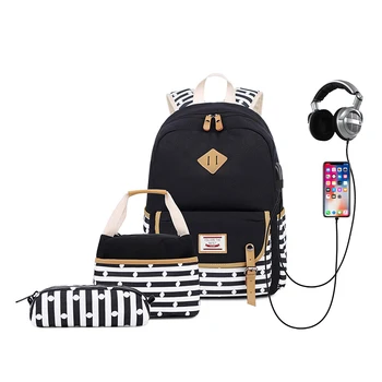 

Women Canvas Backpack College Schoolbag Fashion Rucksack Female Student School Bags For Teenager Backpacks