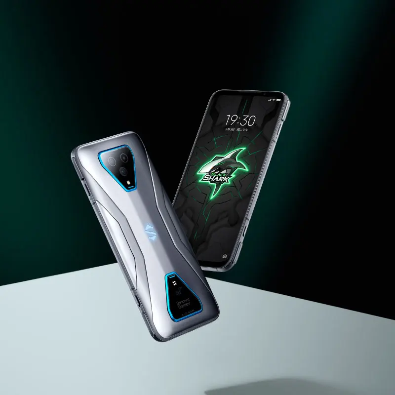 Xiaomi Черная Акула 3 Pro 5G 8 Гб 256 Snapdragon 865 Octa Core 7 1 "игровой смартфон 64MP Тройная камера