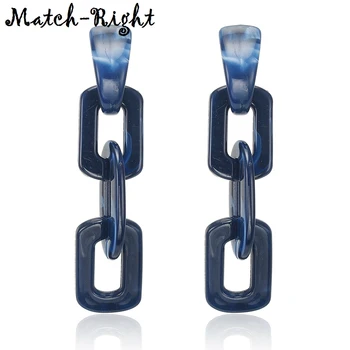 

Match-Right Trendy Earrings for Women/Statement/Long/Dangle/Korean/Hanging/Acrylic/Drop Earring Female oorbellen brincos SP513