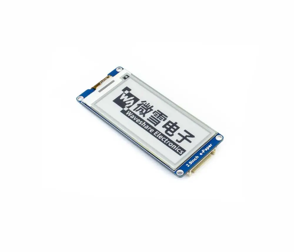 AiSpark 296x1282,9 дюймовый модуль электронной бумаги, 2,9 ''e-Ink дисплей, SPI интерфейс, для Raspberry Pi, два цвета: черный, белый, частичное обновление