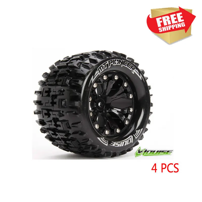Louise 2.8MT 1/10 monster truck small Summit E Revo of trax savage xs Запчасти для шин hub 12 мм 4 шт. L-T3202SBH | Игрушки
