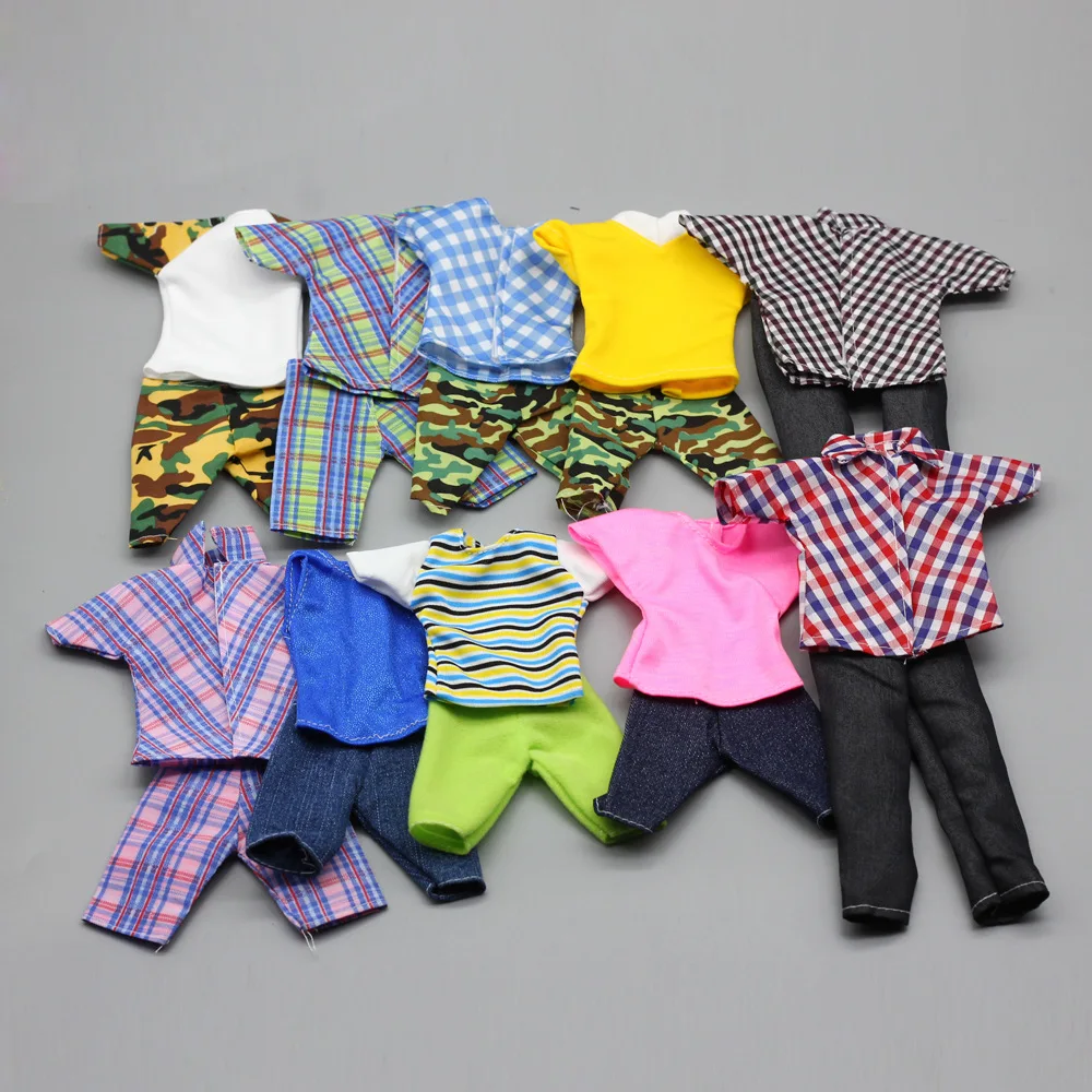 Traje de tela Ken para hombre, accesorios para muñeca, vestido de muñeca para hombre, ropa de uso diario, traje informal, 1/6 ropa para muñeco Ken de 12 pulgadas, 1 Juego