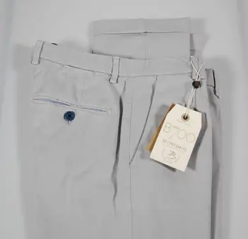 

Pantalone slim fit B700 Cotone smerigliato Stretch Grigio chiaro Estate 2018
