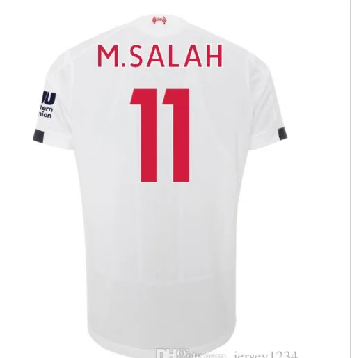 19 20 Liverpoolea рубашка M. SALAH FIRMINO MANE VIRGIL HENDERSON ROBERTSON MILNER KEITA Liverpoolea Футбольная Футболка - Цвет: shirt