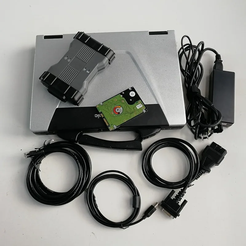 Mb star c6 ssd vci диагностический инструмент интерфейс и кабели новейшее программное обеспечение doip используется ноутбук toughbook cf52 полный набор готов к работе