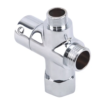 

High-quality Toilet Water Divider Water Separator Electroplating Switch Three-way Angle Valve Changeover Valve For Bathroom